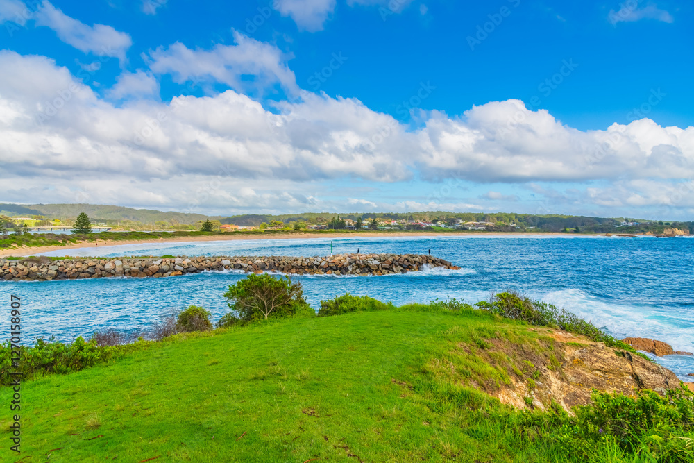 Daytime Seascape from Bermagui Sunrise Point Daytime Seascape from Bermagui Sunrise Point