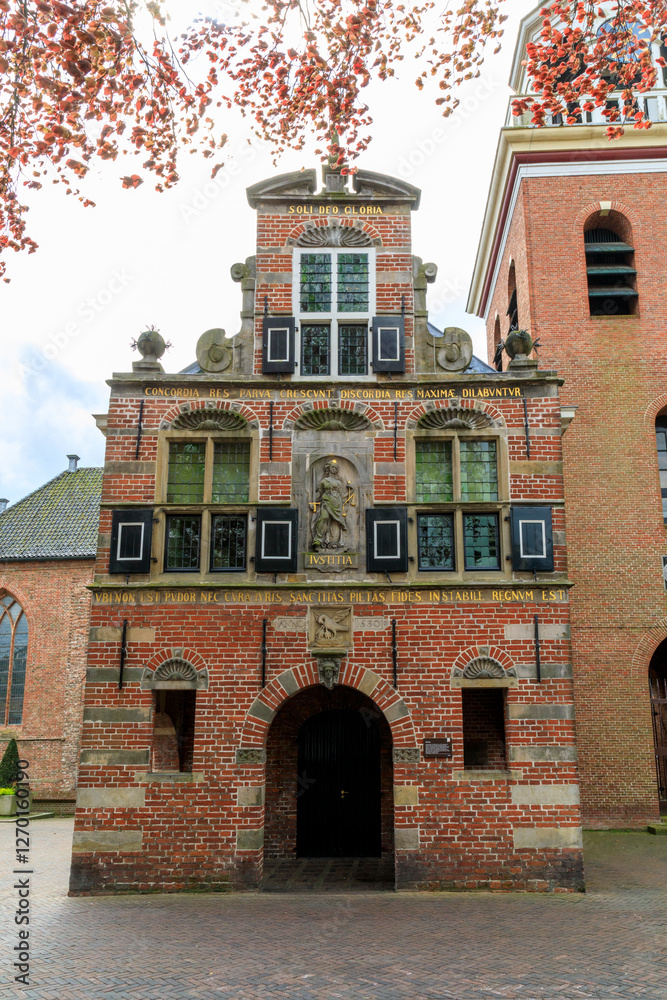 Europe, The Netherlands, Gronigen, Appingedam. Raadhuis. City Hall