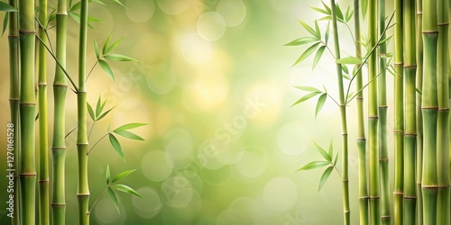 Serene Bamboo Grove A Tranquil Visual Representation of Nature's Peace and Serenity