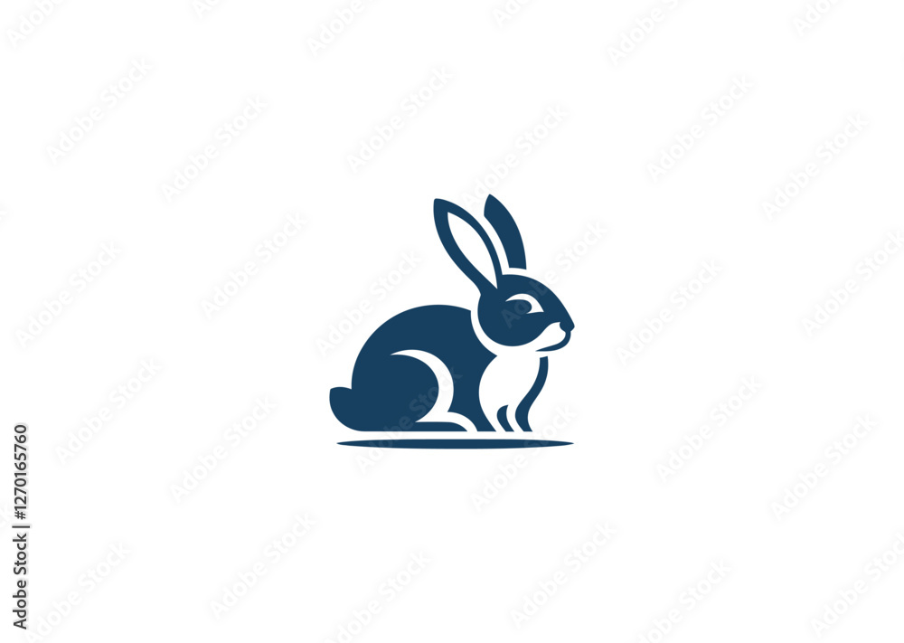 A cute and playful rabbit logo, symbolizing agility, innocence, and natural charm. A cute and playful rabbit logo, symbolizing agility, innocence, and natural charm.