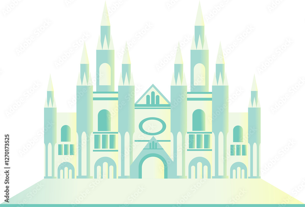 Fototapeta premium Landmark Illustration