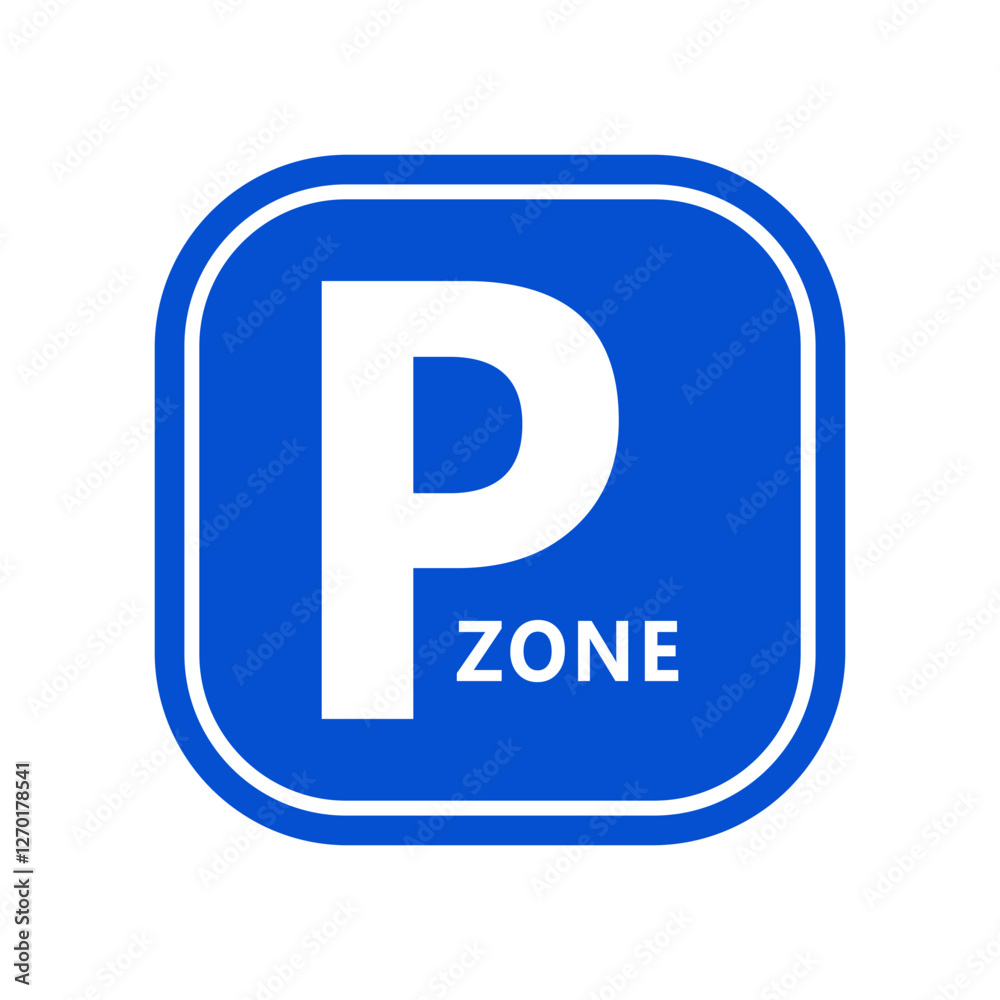 Car parking icon set. Public parking and parking location symbol. Car parking icon set. Public parking and parking location symbol.