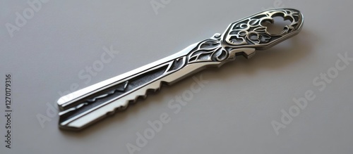 Intricate Ornate Key: A Masterpiece of Metalwork