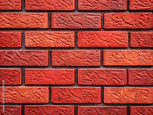 red brick wall background 
