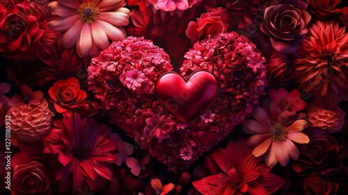 Floral Heart: A Valentine's Day Statement