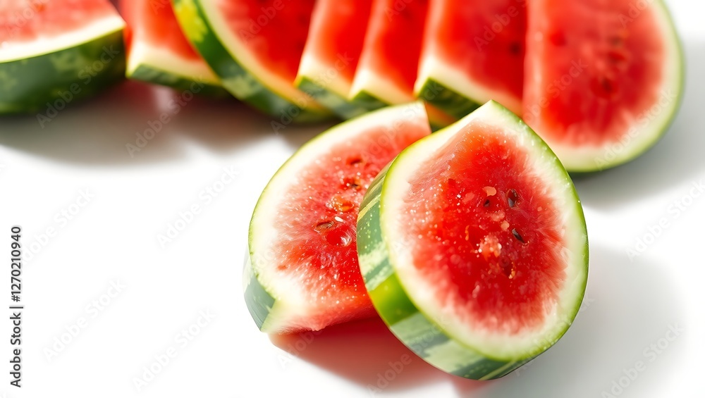 Refreshing Slices of Juicy Red Watermelon Refreshing Slices of Juicy Red Watermelon