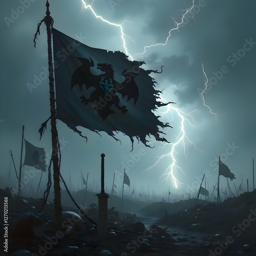 Wings of Ruin: The War-Torn Banner of the Fallen Legion photo