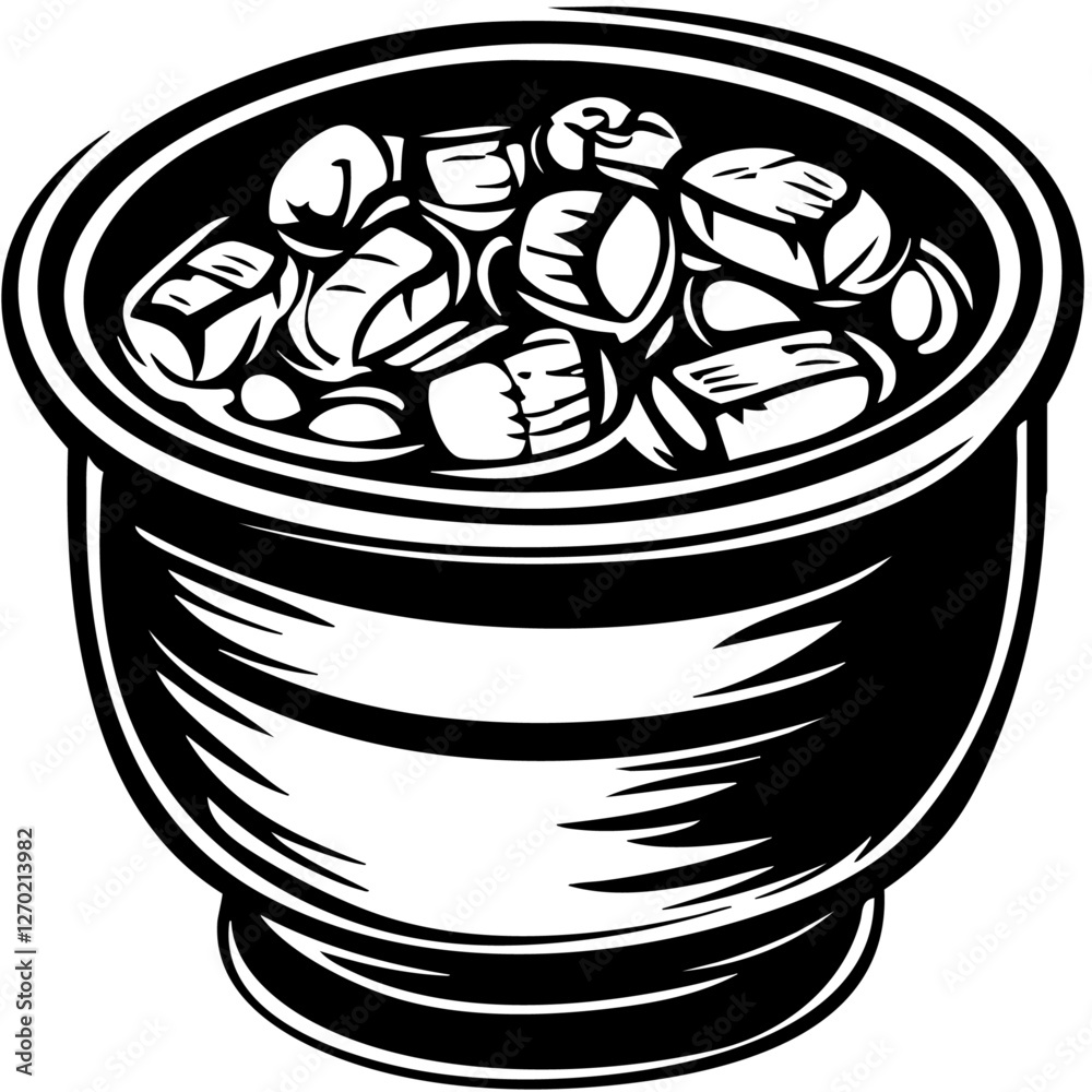 Curry, Doodle Food Illustrations: Hand-Sketched Vector Art for Branding, isolated, No background Curry, Doodle Food Illustrations: Hand-Sketched Vector Art for Branding, isolated, No background