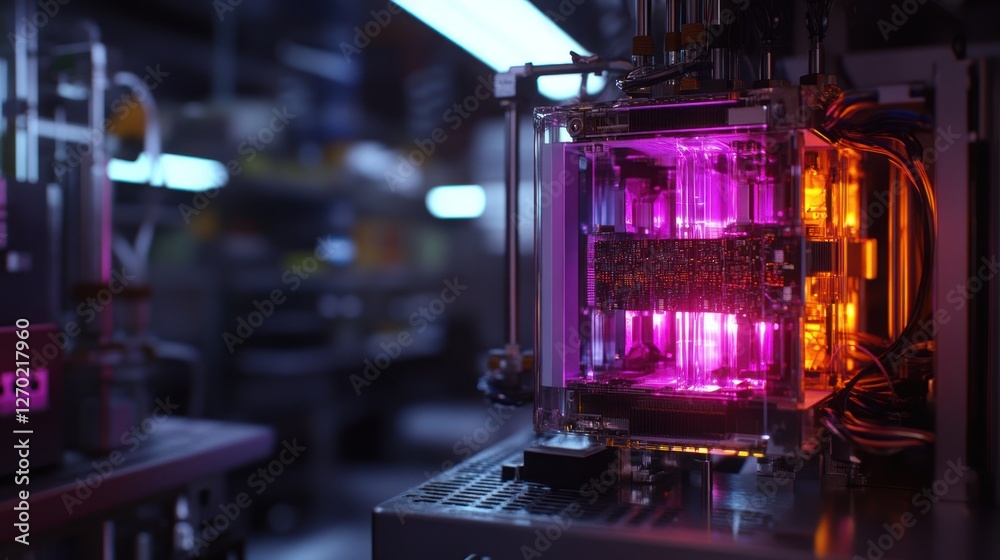 Quantum Computer Core: Illuminating the Future of Computation