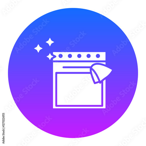 Cleaning Stove Icon