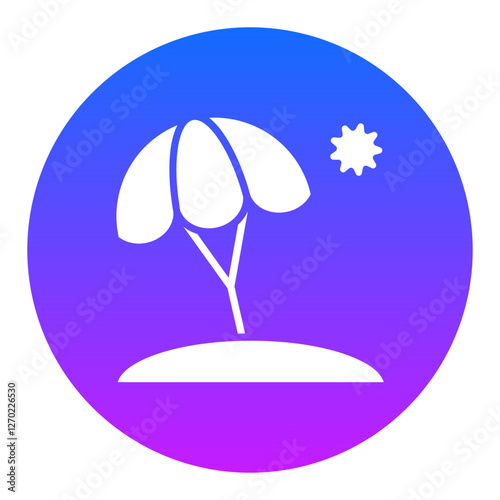 Beach Umbrella Icon