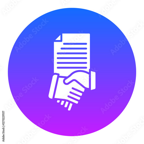 Smudged Contract Icon