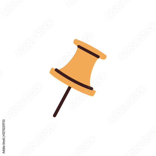 paper pin icon illustration