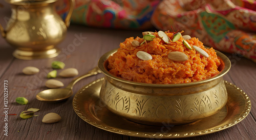 Gajar ka Halwa indian dessert photo