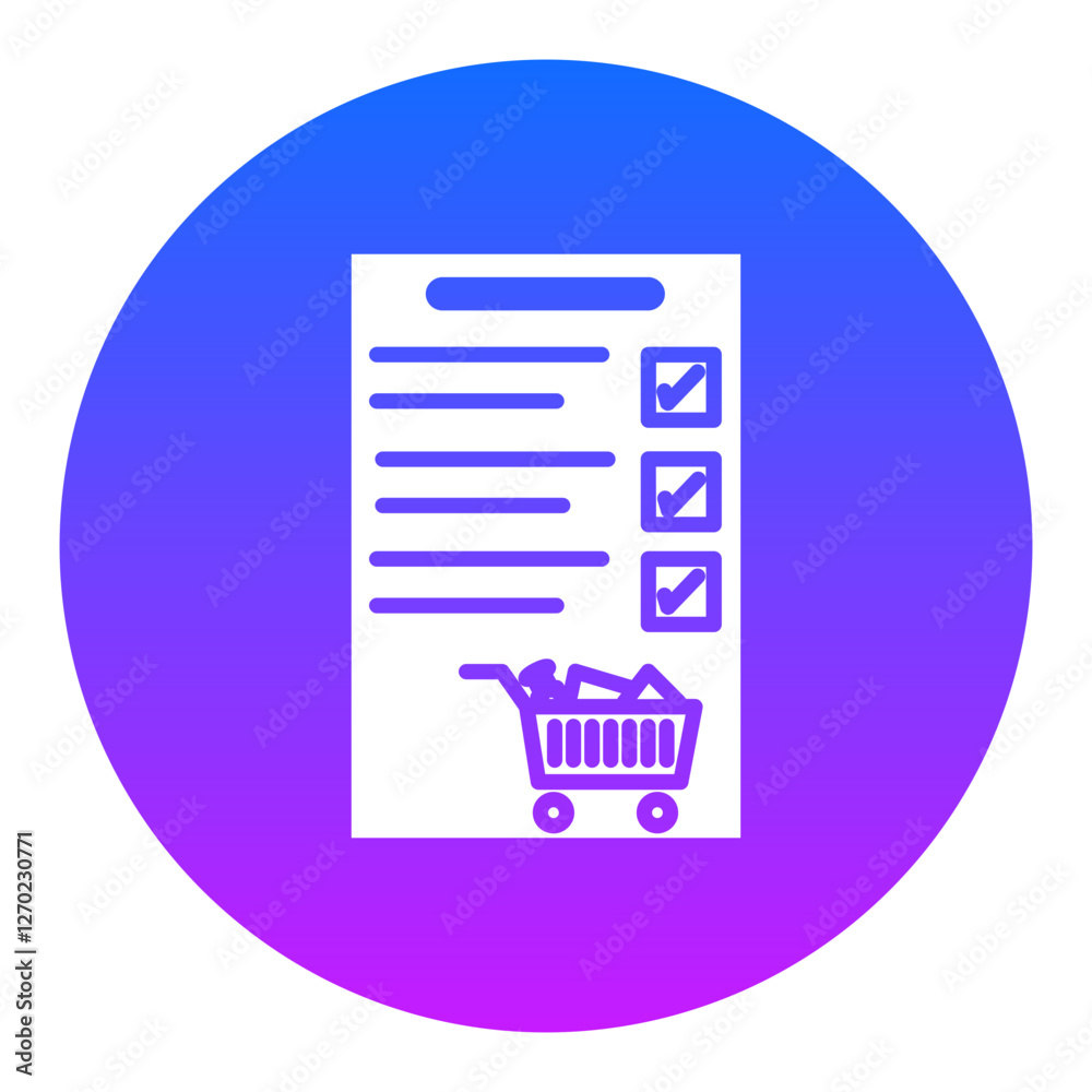 Shopping List Icon Shopping List Icon