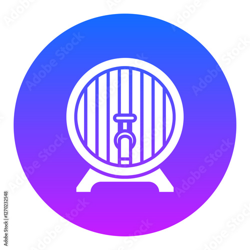 Barrel with Tap Icon