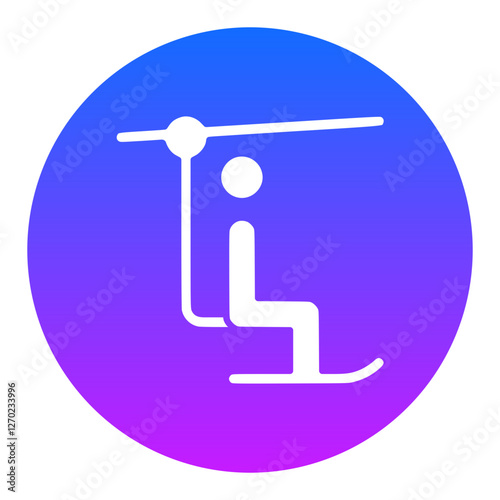 Zip Lining Icon