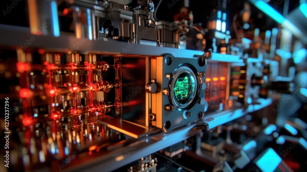 Obraz premium Futuristic Technology: A Glimpse into Advanced Computing