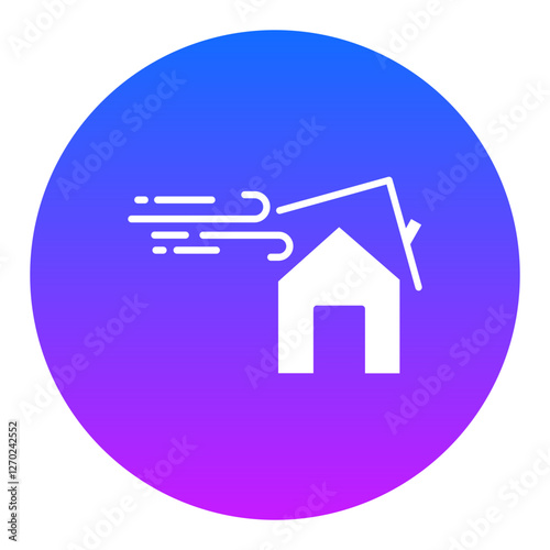 Wind Disaster Icon
