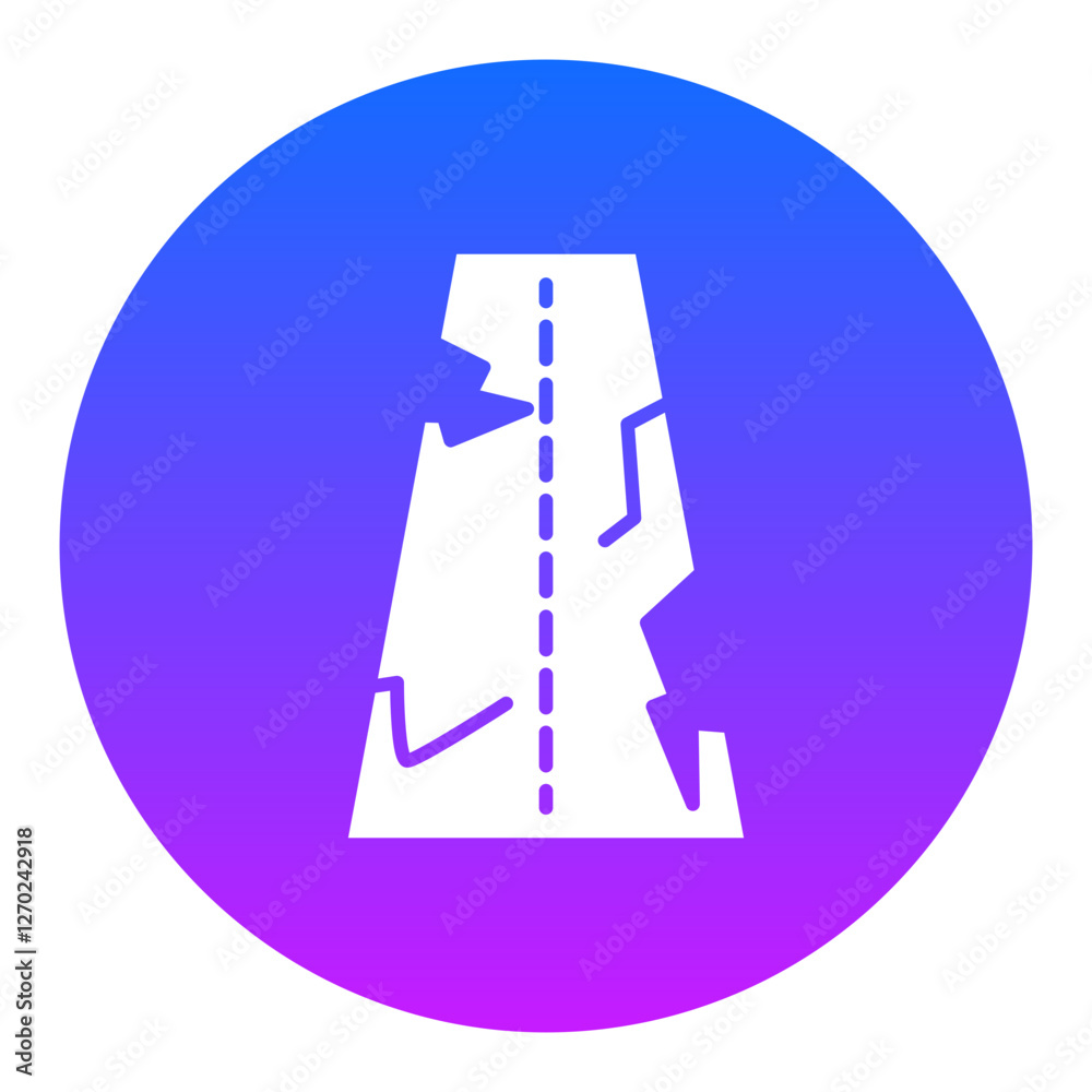 Road Crack Icon