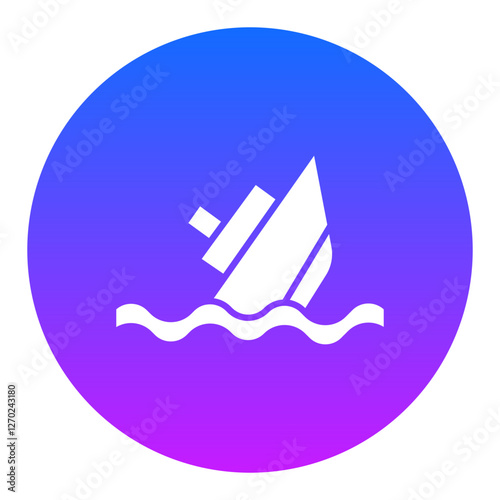 Boat Sink Icon