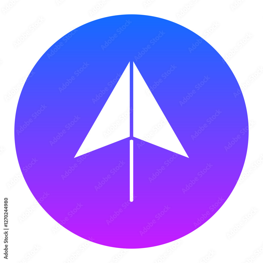 Fototapeta premium Paper Plane Icon