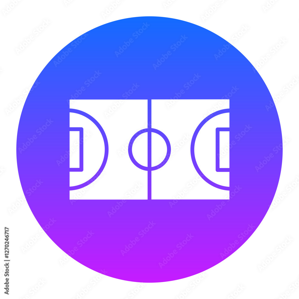 Football Field Icon Football Field Icon