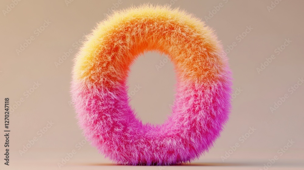 Fototapeta premium Fluffy Letter 
