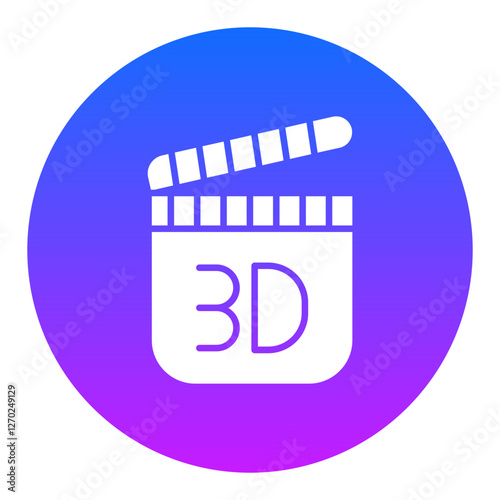 3d Film Icon