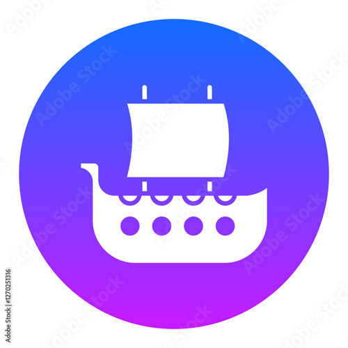 Viking Ship Icon