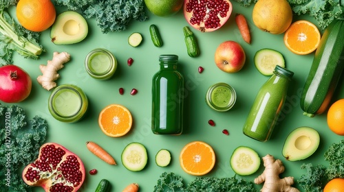 Healthy Green Smoothie Ingredients