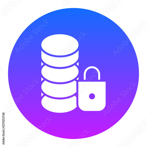 Secure Database Icon