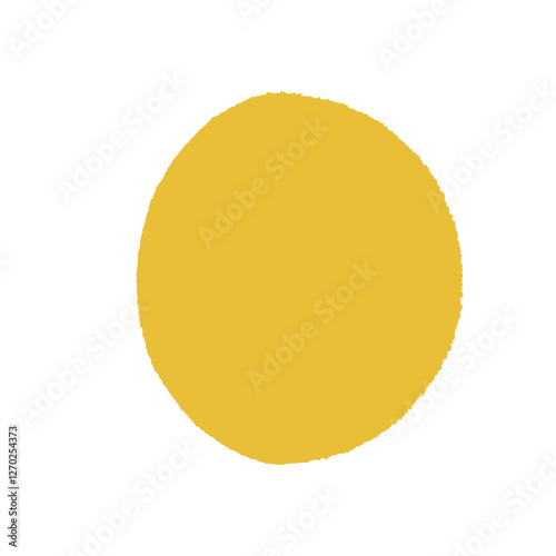 アナログ手描き風の月