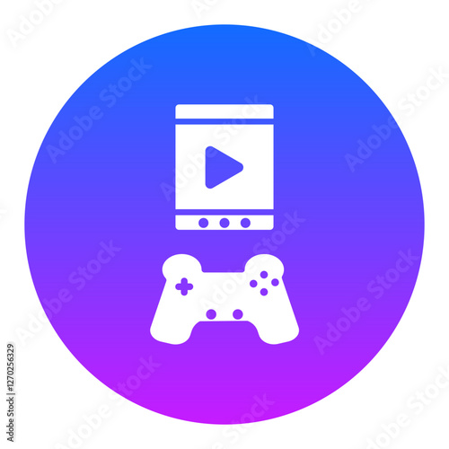 Mobile Gaming Icon