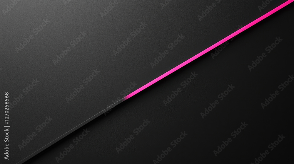 A minimalist modern black background with a pink highlight A minimalist modern black background with a pink highlight