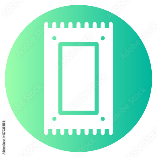 prayer mat gradient icon