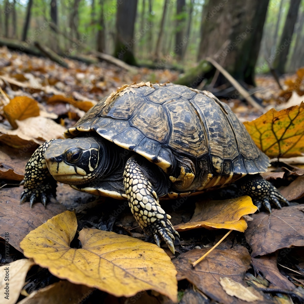 Disguise in Nature: The Flattened Musk Turtle's Hidden Presence Disguise in Nature: The Flattened Musk Turtle's Hidden Presence