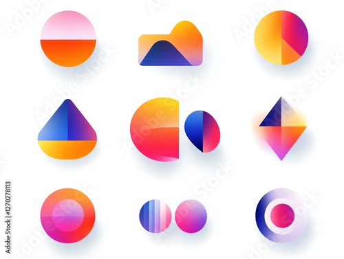 Gradient Geometric Shapes: A Vibrant Collection of Abstract Designs Free Download Gradient Geometric Shapes: A Vibrant Collection of Abstract Designs - GFXLoad