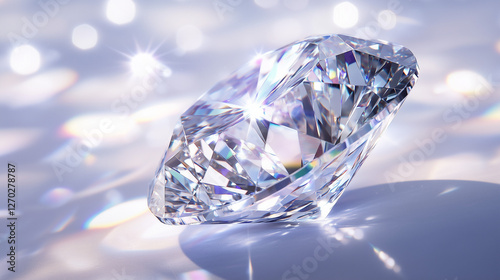Brilliant Diamond Sparkle in Exquisite Closeup