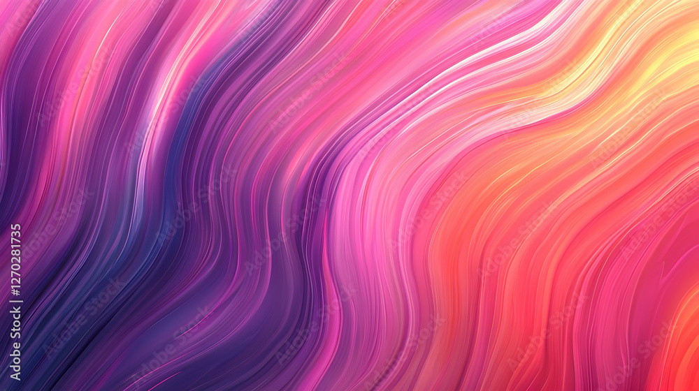 Fototapeta premium Abstract pink and orange wave background, perfect for website design or social media