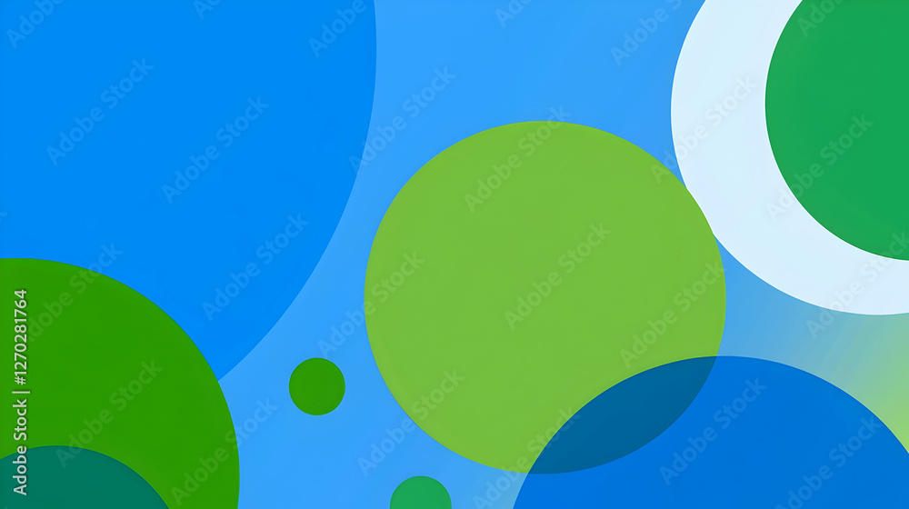 Abstract blue and green circle design, perfect for backgrounds or presentations Abstract blue and green circle design, perfect for backgrounds or presentations