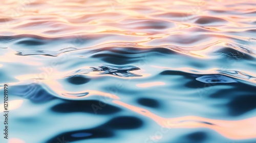 Rippling Water Surface with Soft Reflections – Abstract background