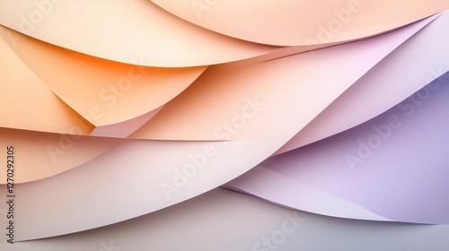 Sharp Geometric Shapes with Soft Gradients – Abstract background