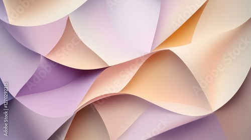Sharp Geometric Shapes with Soft Gradients – Abstract background