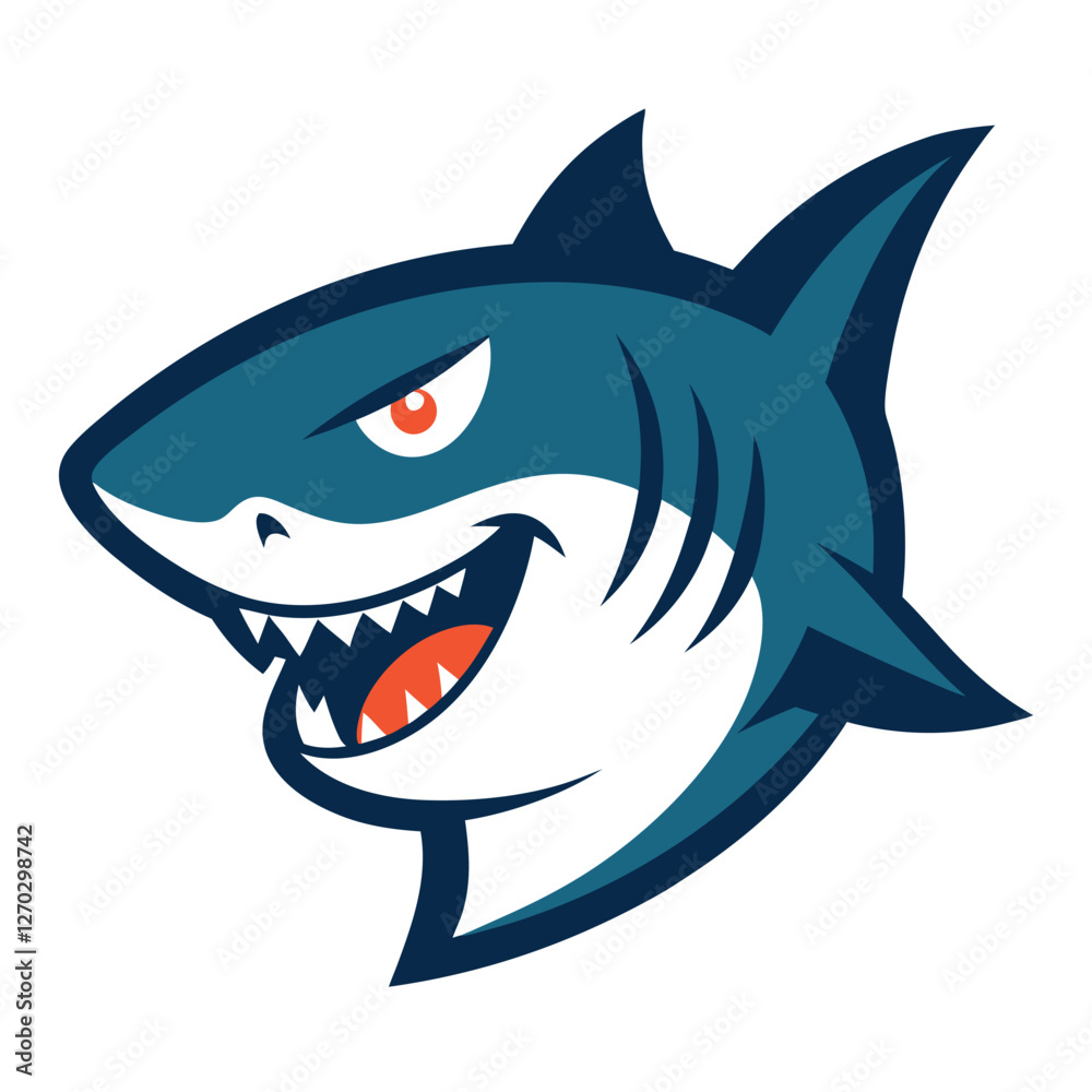 Fototapeta premium a beautiful shark vector file