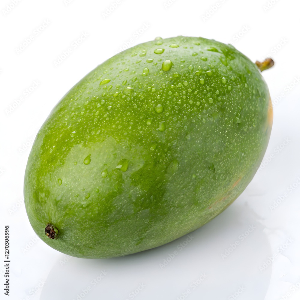 Green Mango isolated on white background Green Mango isolated on white background