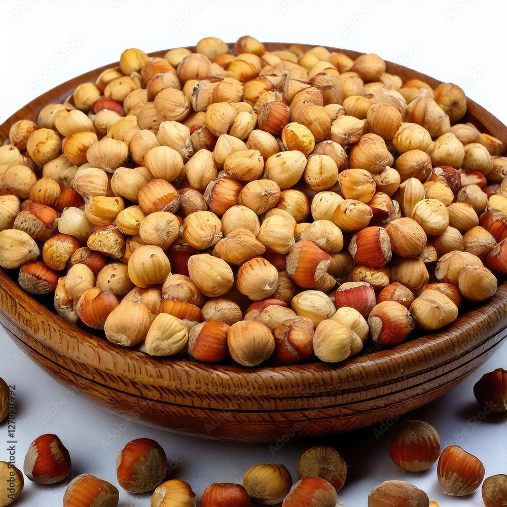 Hazelnut,  food, brown