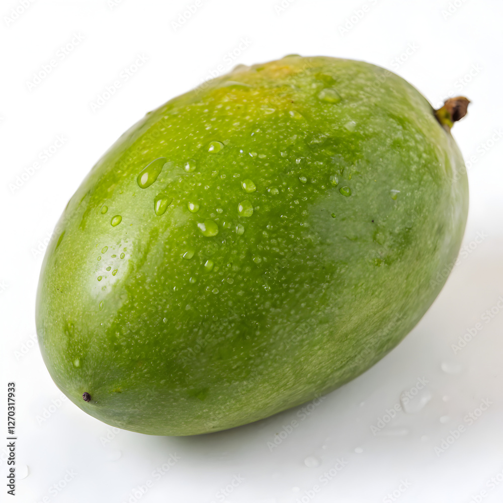Green Mango isolated on white background Green Mango isolated on white background