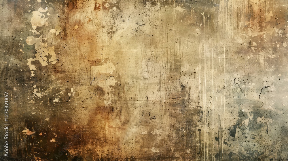 Obraz premium Abstract Grunge Texture in Earthy Tones for Artistic Backgrounds