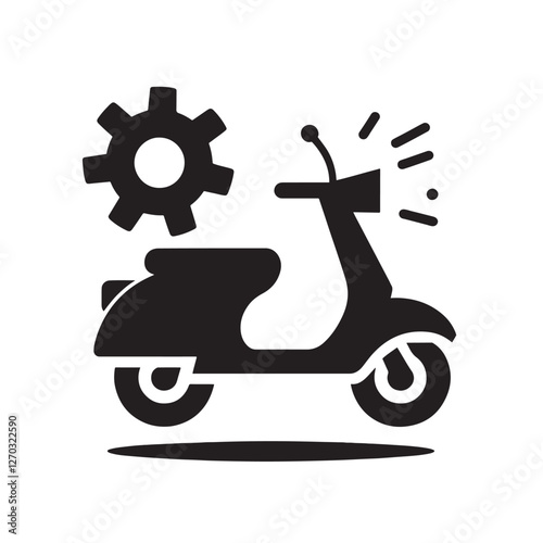 Scooter repair service icon. (1)
